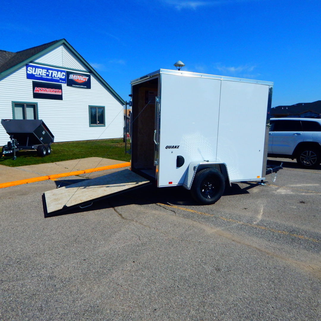 New 2026 Impact Trailers 5x8 3k Quake Cargo / Enclosed Trailer