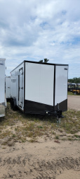 New 2026 US Cargo 7.5X16 UTV WHITE Cargo / Enclosed Trailer