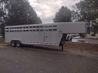 New 2026 Trails West Hotshot 24' Stock Trailer