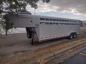 New 2026 Trails West Hotshot 24' Stock Trailer