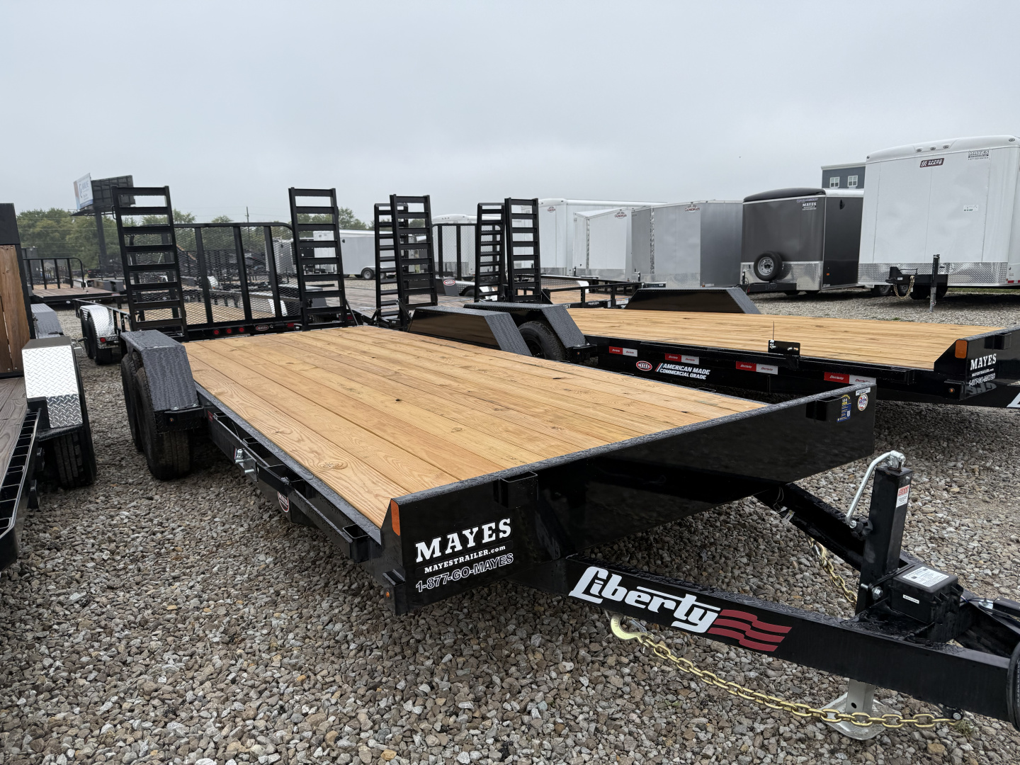 New 2026 LIBERTY EQUIPMENT LE10K83X20C5DT 83X20 TA 5' RAMPS (GVW:9990) MIDNIGHT BLACK