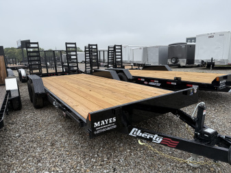 New 2026 LIBERTY EQUIPMENT LE10K83X20C5DT 83X20 TA 5' RAMPS (GVW:9990) MIDNIGHT BLACK