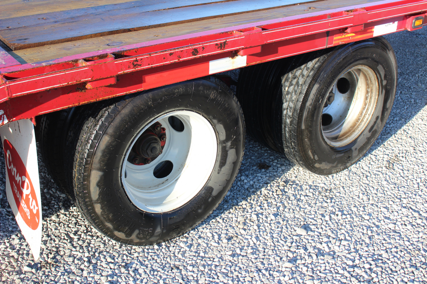 Used 2013 CornPro 16' + 5' - Pintle Ring Deckover Equipment Trailer - 18000# GVW