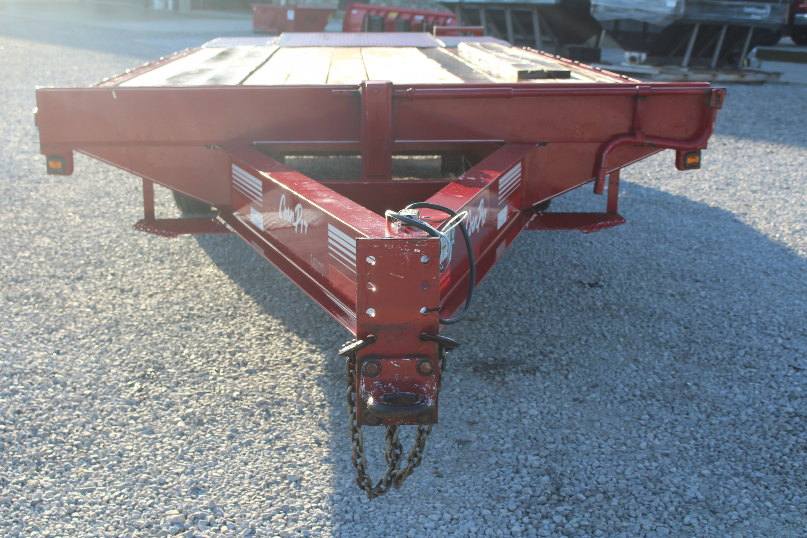 Used 2013 CornPro 16' + 5' - Pintle Ring Deckover Equipment Trailer - 18000# GVW