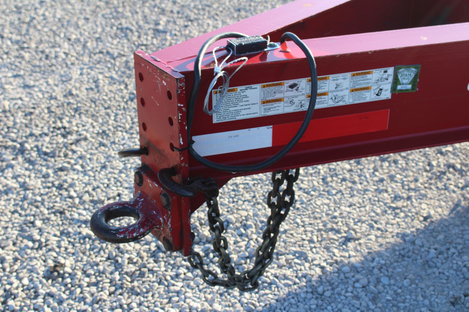 Used 2013 CornPro 16' + 5' - Pintle Ring Deckover Equipment Trailer - 18000# GVW