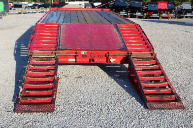 Used 2013 CornPro 16' + 5' - Pintle Ring Deckover Equipment Trailer - 18000# GVW