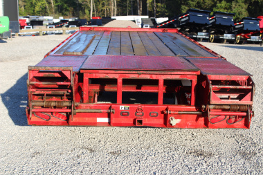 Used 2013 CornPro 16' + 5' - Pintle Ring Deckover Equipment Trailer - 18000# GVW