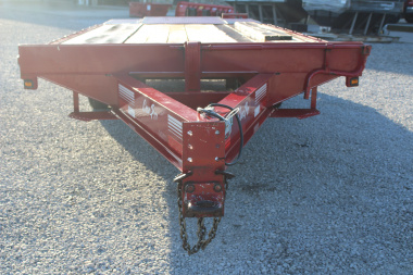Used 2013 CornPro 16' + 5' - Pintle Ring Deckover Equipment Trailer - 18000# GVW