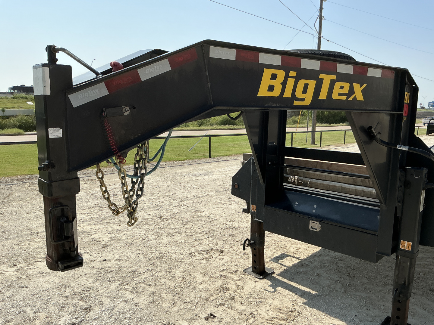 Used 2022 Big Tex 102"x40' GN Flatbed w/ Mega Ramps