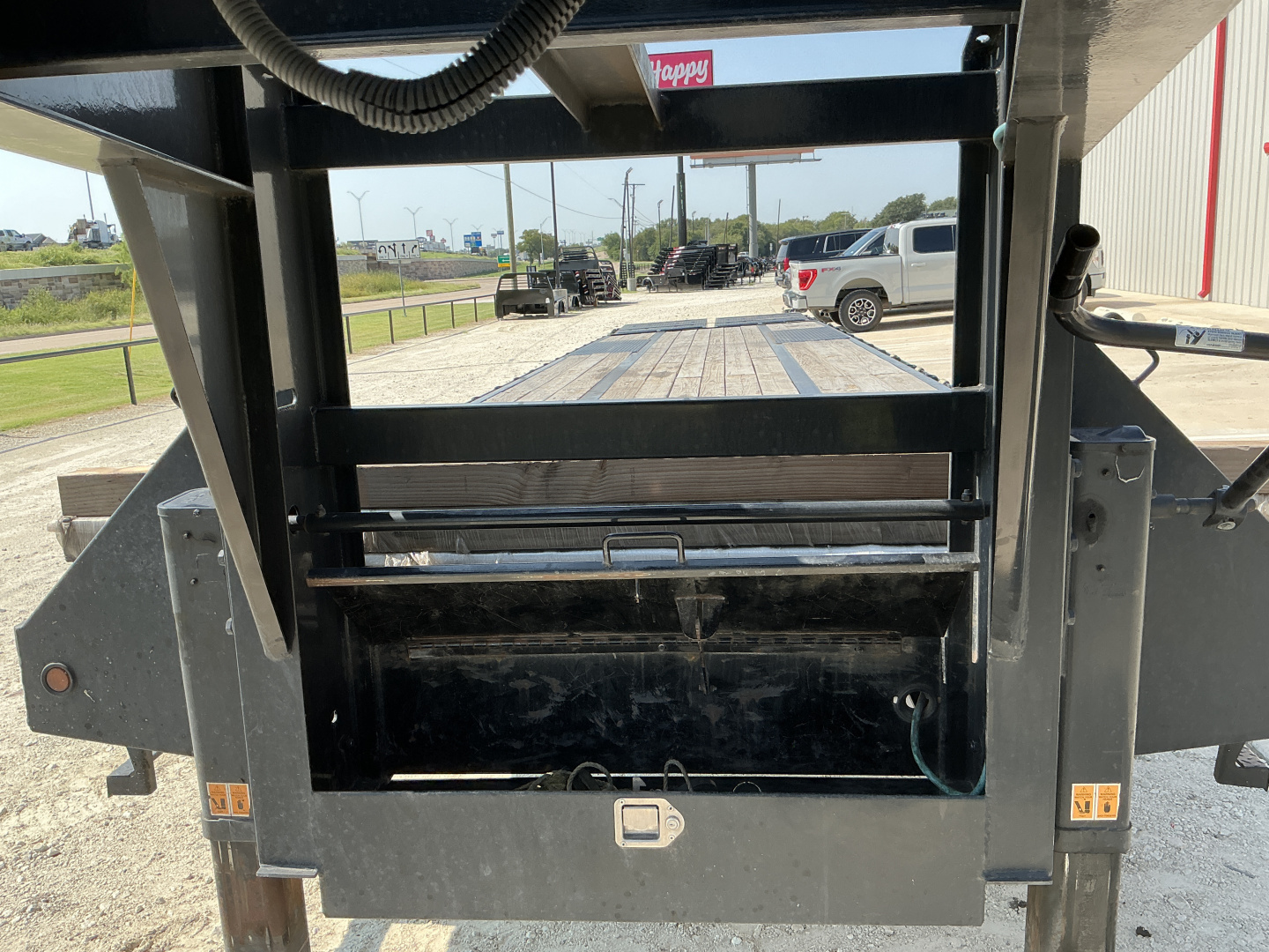 Used 2022 Big Tex 102"x40' GN Flatbed w/ Mega Ramps