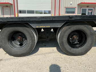 Used 2022 Big Tex 102"x40' GN Flatbed w/ Mega Ramps