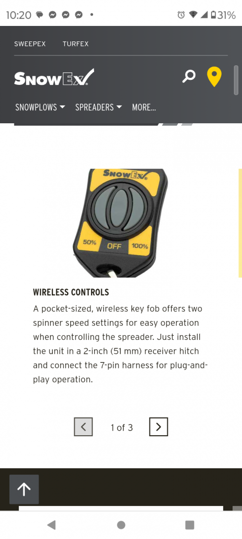 New 2026 SnowEx SR 210 Wireless Salter Snow Plow