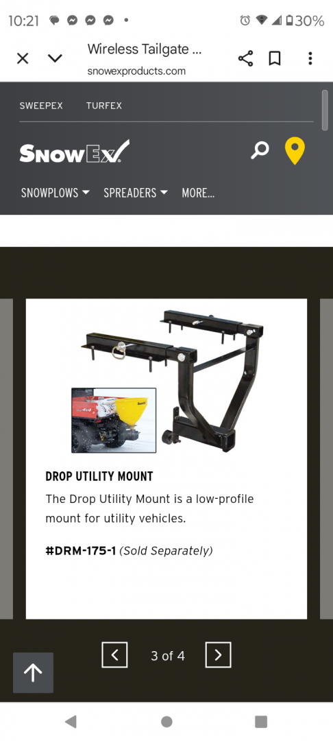 New 2026 SnowEx SR 210 Wireless Salter Snow Plow