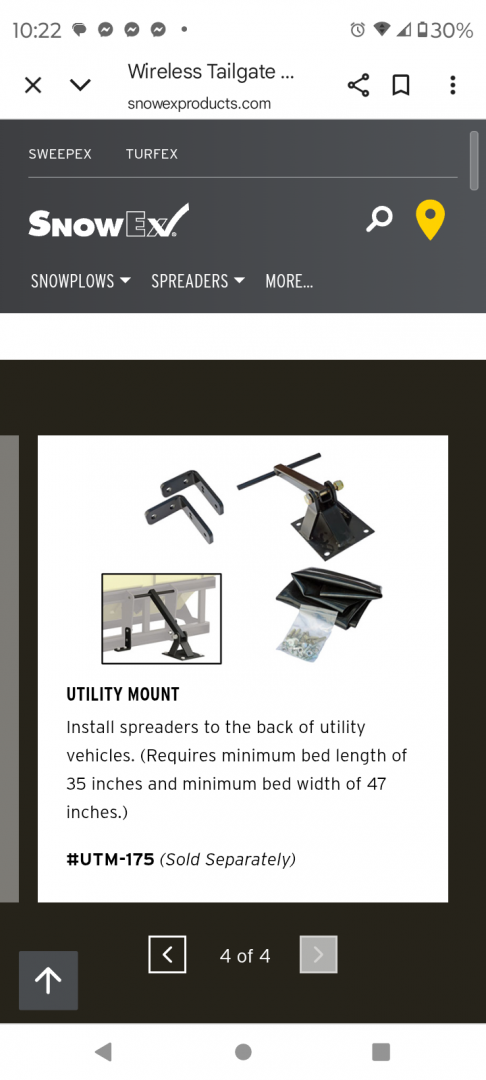 New 2026 SnowEx SR 210 Wireless Salter Snow Plow