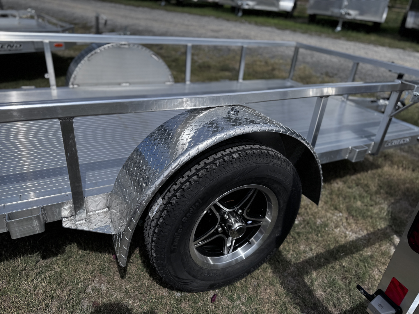 New Legend Open Deluxe 2.2K 5x10 Aluminum Utility Trailer