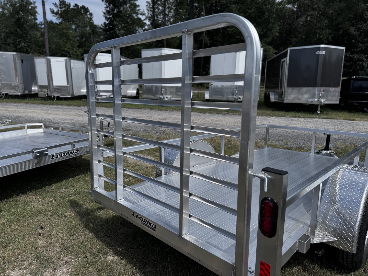 New Legend Open Deluxe 2.2K 5x10 Aluminum Utility Trailer