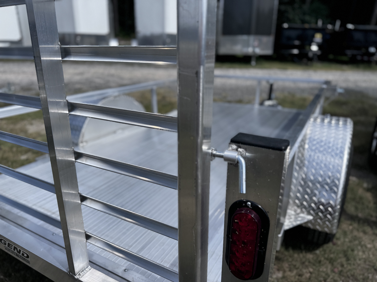 New Legend Open Deluxe 2.2K 5x10 Aluminum Utility Trailer