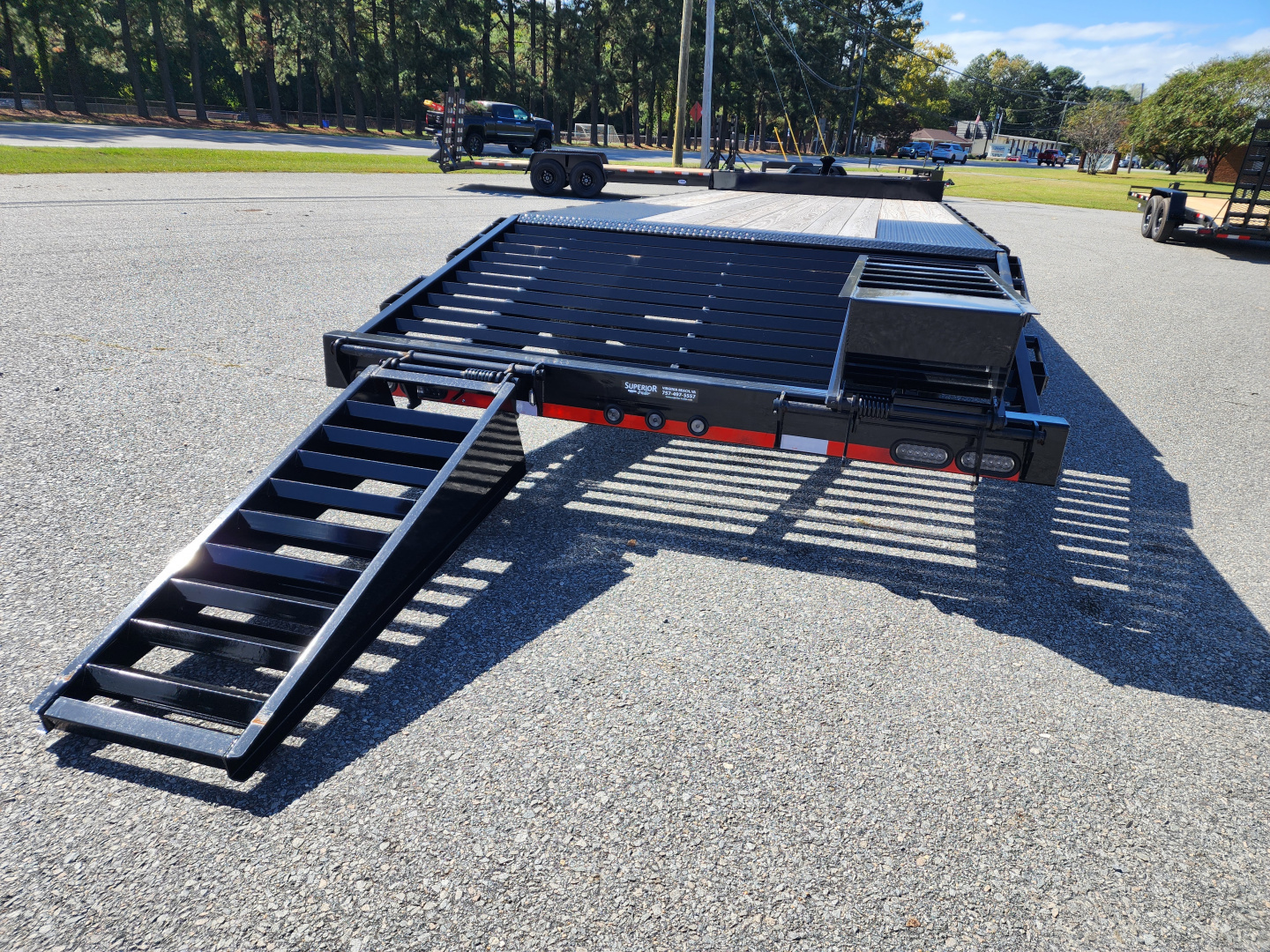 New 2025 Load Trail PS 24' 14K Deckover Trailer w/ Flip Over Ramps