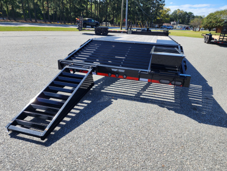 New 2025 Load Trail PS 24' 14K Deckover Trailer w/ Flip Over Ramps