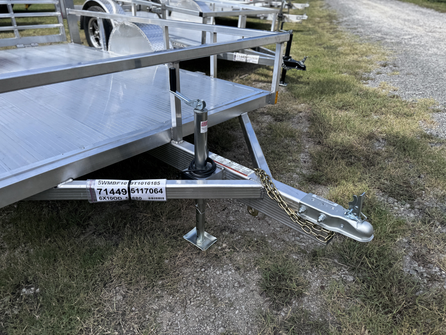 New Legend 7x12 Open Duluxe Utility Trailer Aluminum Floor