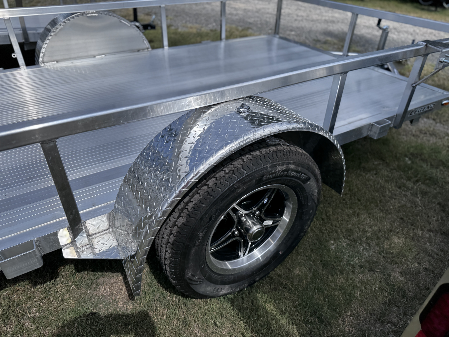 New Legend 7x12 Open Duluxe Utility Trailer Aluminum Floor
