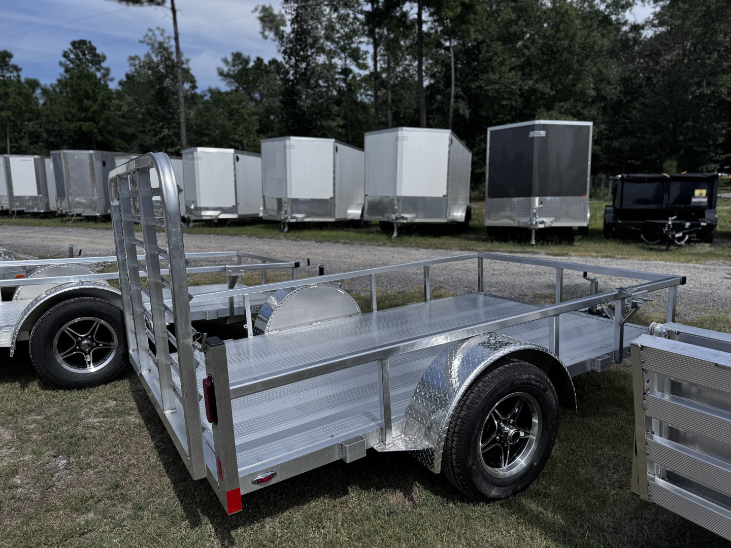 New Legend 7x12 Open Duluxe Utility Trailer Aluminum Floor