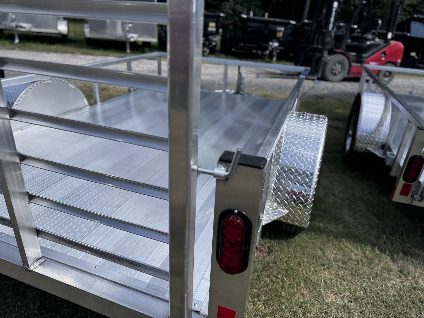 New Legend 7x12 Open Duluxe Utility Trailer Aluminum Floor