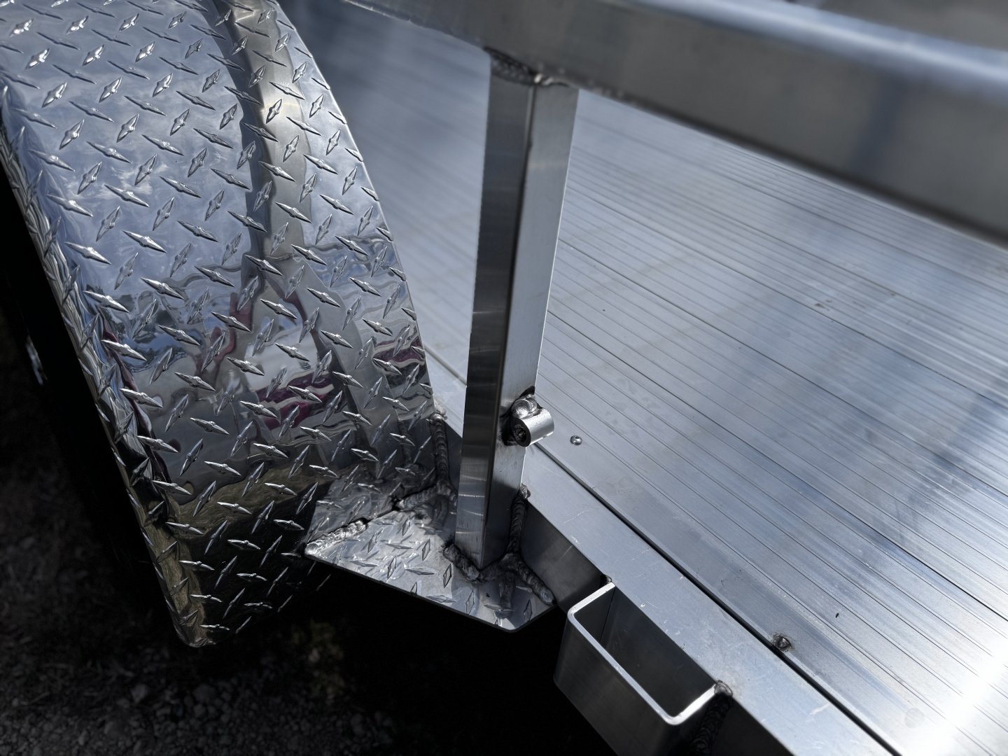 New Legend 7x12 Open Duluxe Utility Trailer Aluminum Floor