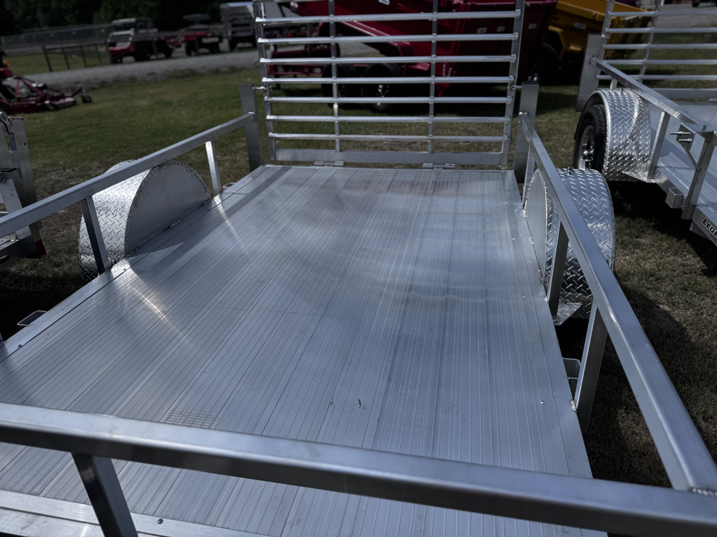 New Legend 7x12 Open Duluxe Utility Trailer Aluminum Floor