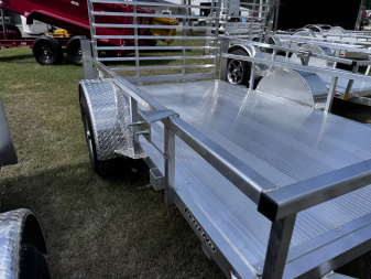 New Legend 7x12 Open Duluxe Utility Trailer Aluminum Floor