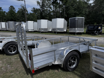 New Legend 7x12 Open Duluxe Utility Trailer Aluminum Floor