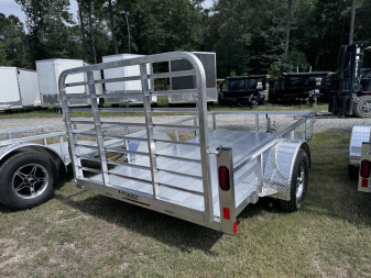 New Legend 7x12 Open Duluxe Utility Trailer Aluminum Floor