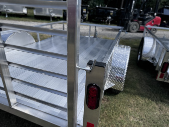 New Legend 7x12 Open Duluxe Utility Trailer Aluminum Floor
