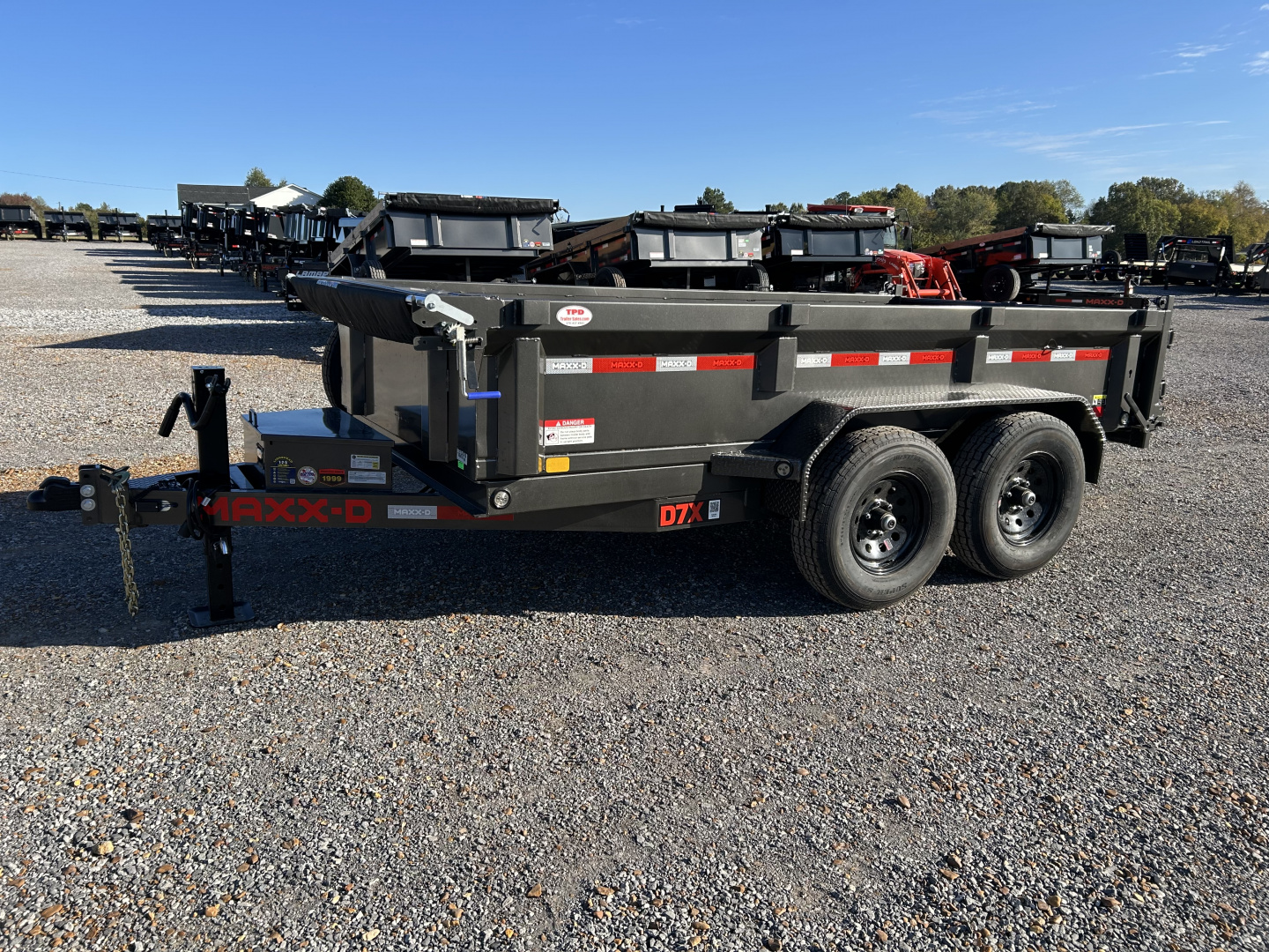 New 2026 MAXXD 72"x12' 12k Dump Trailer