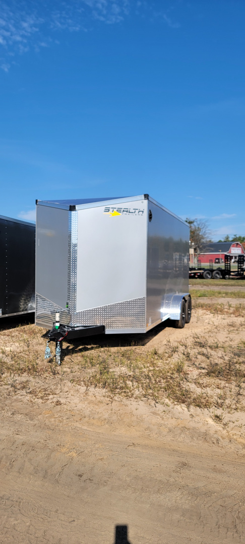 New 2026 Stealth Trailers 7X16 7K SILVER Cargo / Enclosed Trailer