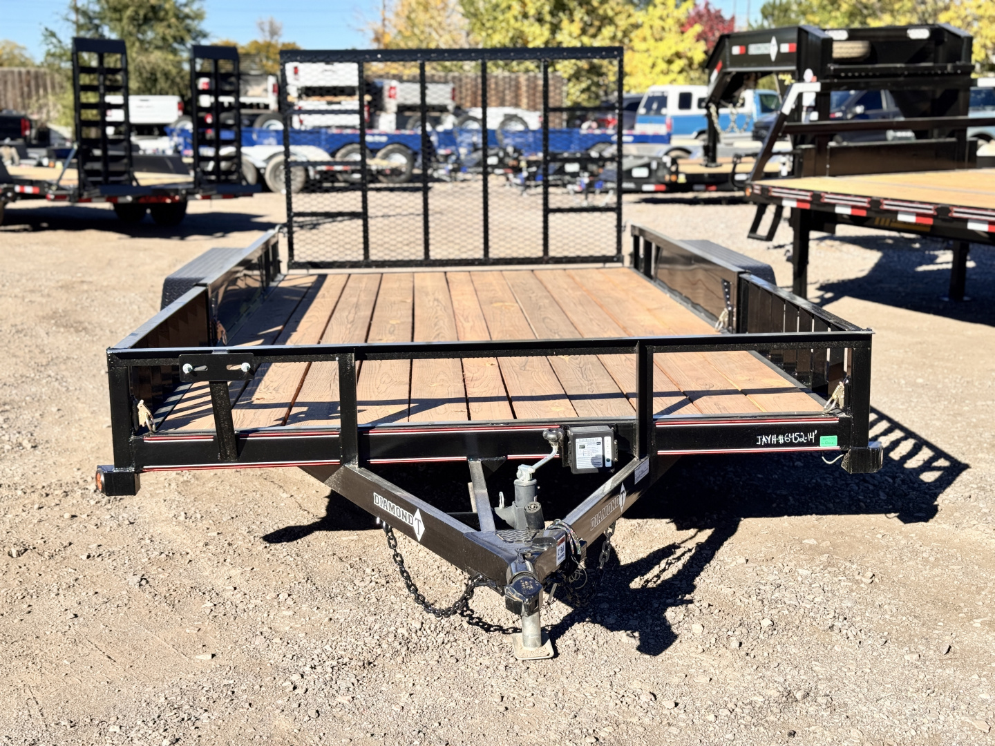New 2026 Diamond T 7-14 Tandem Axle Ramp Gate Utility W/ ATV Ramps 7K GVWR