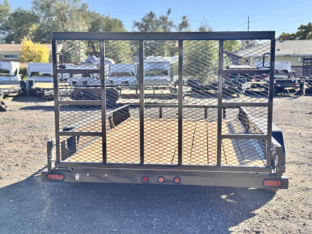 New 2026 Diamond T 7-14 Tandem Axle Ramp Gate Utility W/ ATV Ramps 7K GVWR