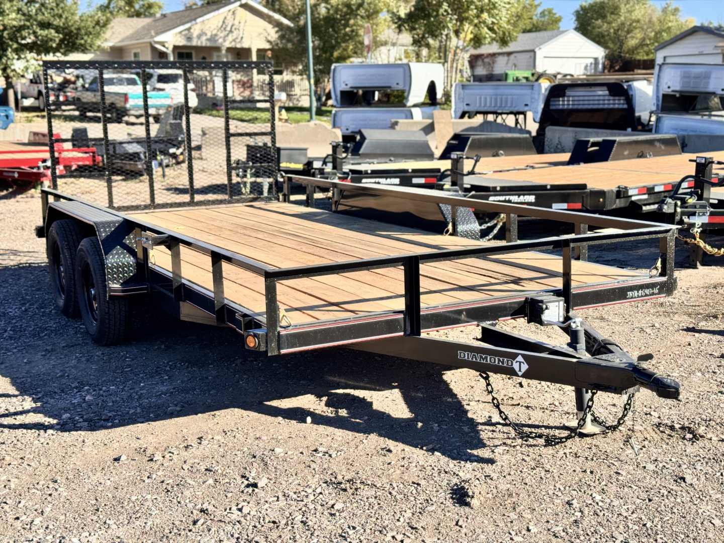 New 2026 Diamond T 7-16 Tandem Axle Ramp Gate Utility 7K GVWR