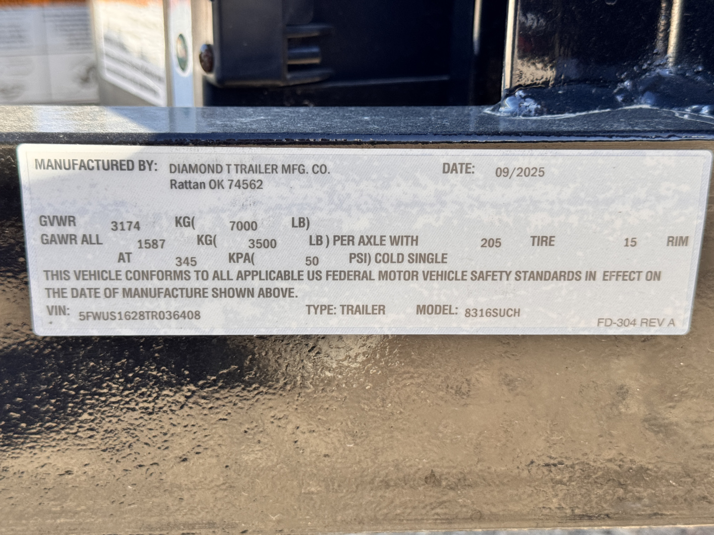 New 2026 Diamond T 7-16 Tandem Axle Ramp Gate Utility 7K GVWR