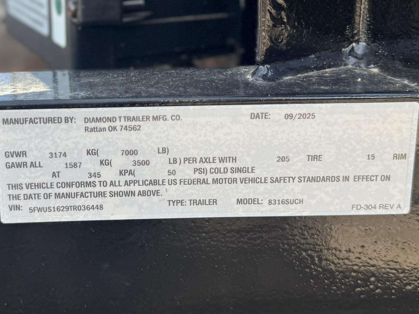 New 2026 Diamond T 7-16 Tandem Axle Ramp Gate Utility 7K GVWR