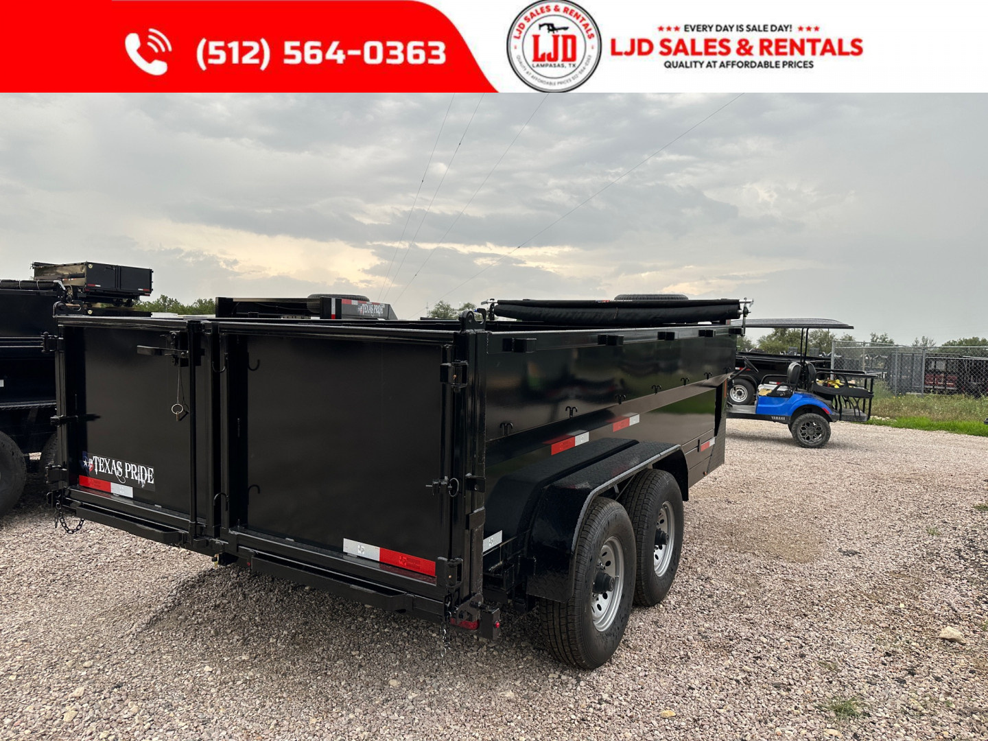 New 2025 Texas Pride - Gooseneck Dump Trailer 14'x3' - 3 Way Gate - 16K GVWR