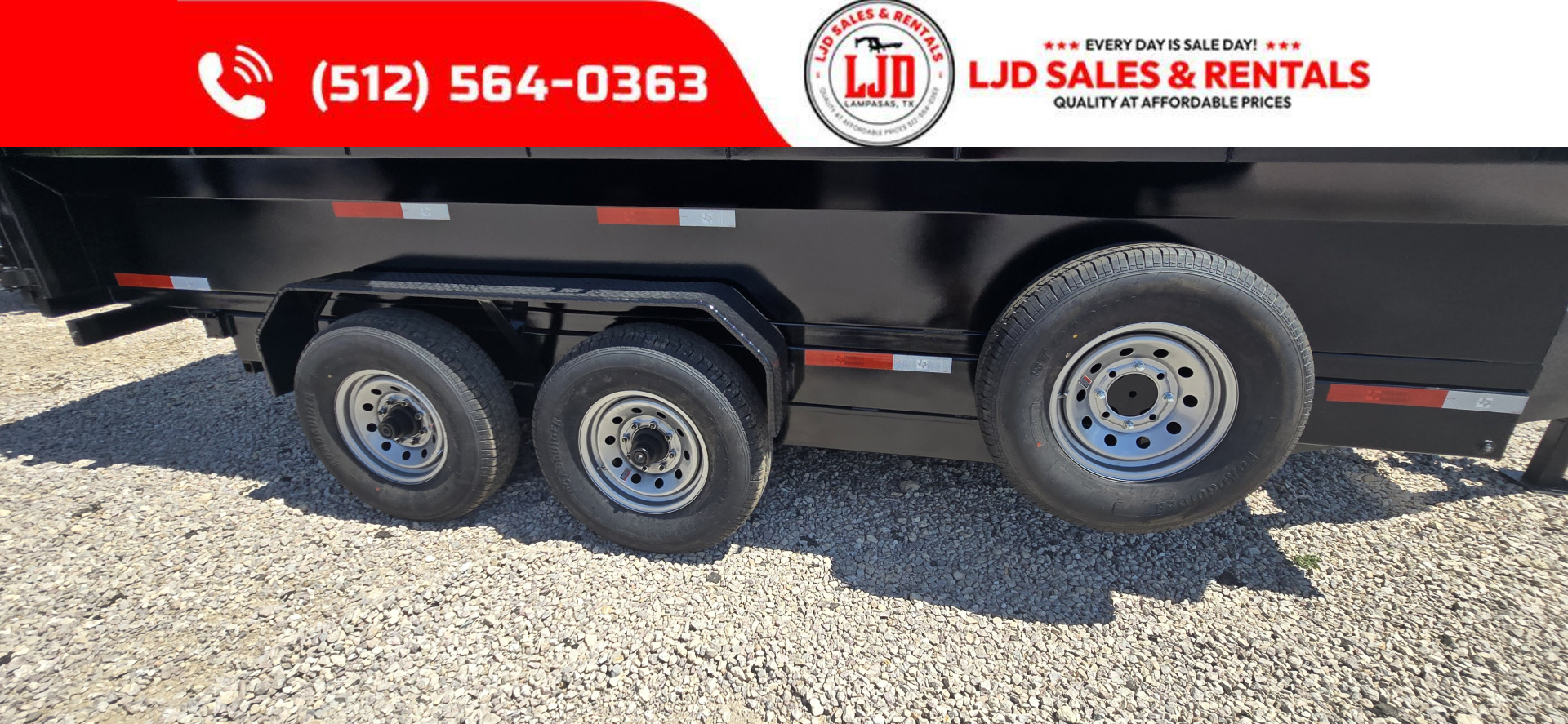 New 2025 Texas Pride Trailers Dump Trailer 14'x4' Dump Trailer
