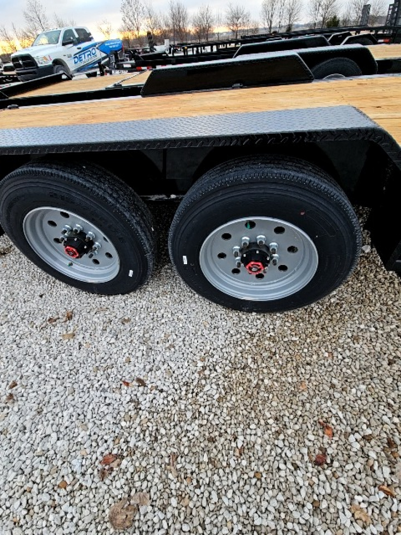 Used 2025 Sure-Trac 7 x 24 (18+6) 22K Pro Series Beam Tilt Equipment Trailer