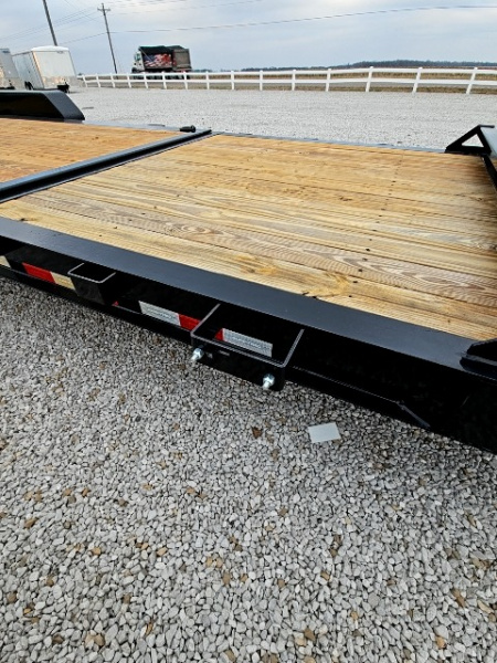 Used 2025 Sure-Trac 7 x 24 (18+6) 22K Pro Series Beam Tilt Equipment Trailer