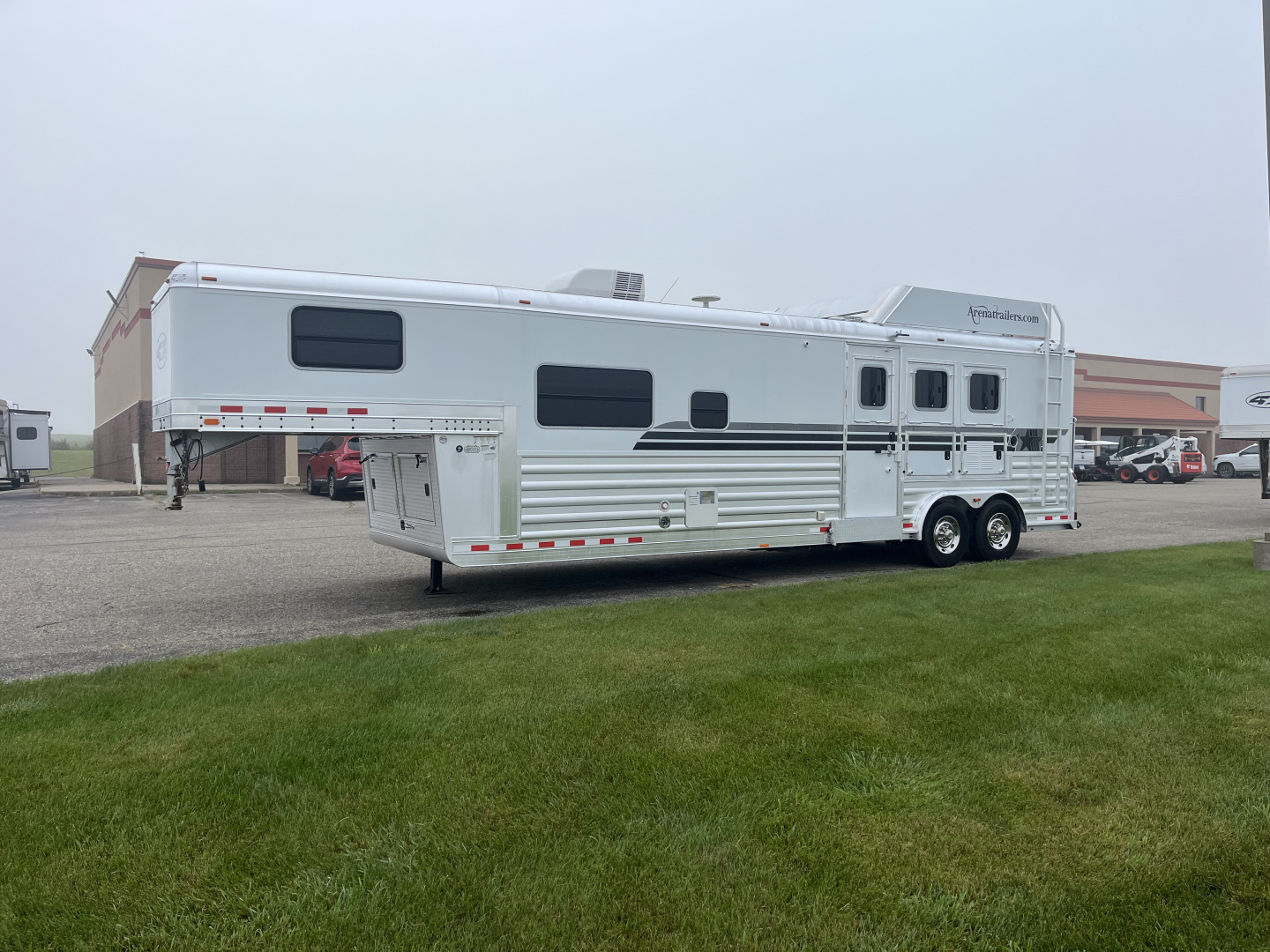 Used 2008 4-Star Trailers 3H 13' Trail Boss Conversions LQ Horse Trailer