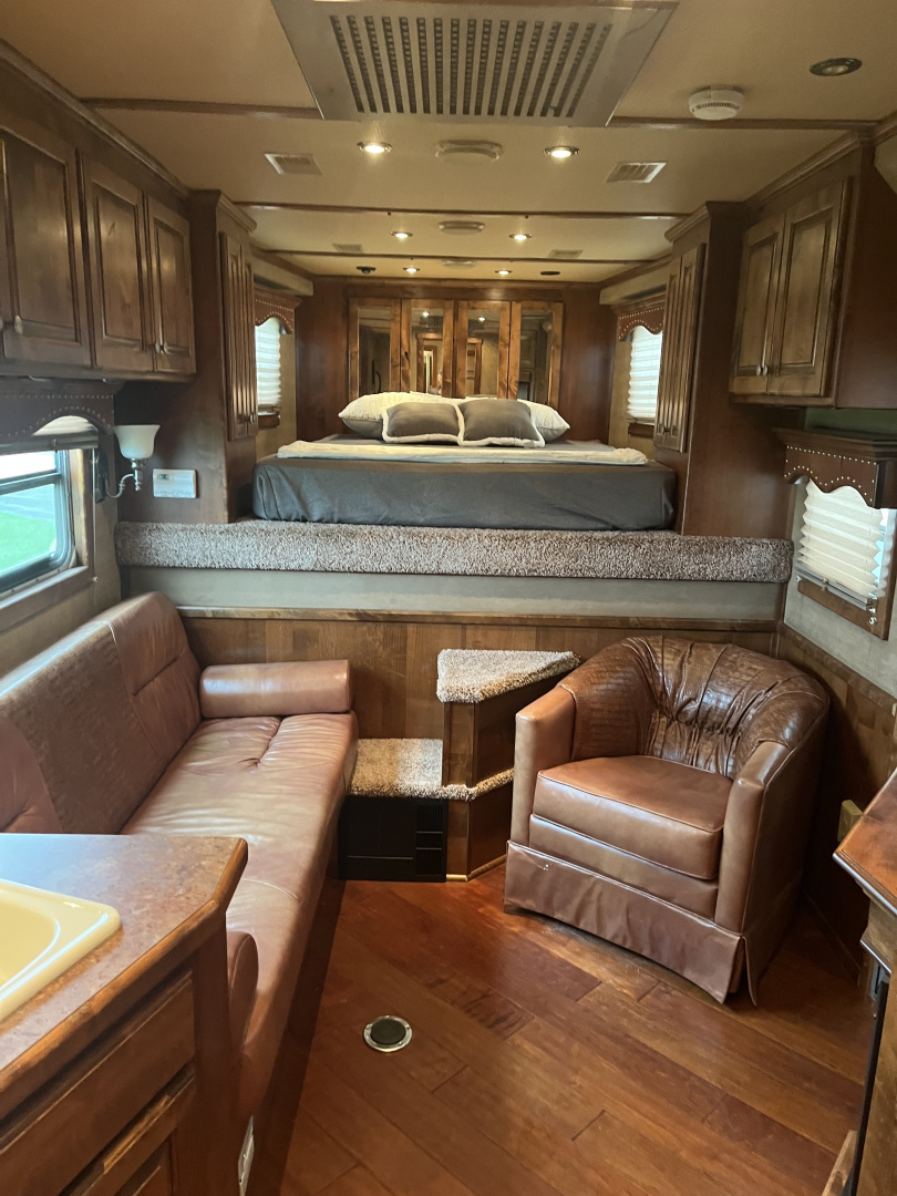 Used 2008 4-Star Trailers 3H 13' Trail Boss Conversions LQ Horse Trailer