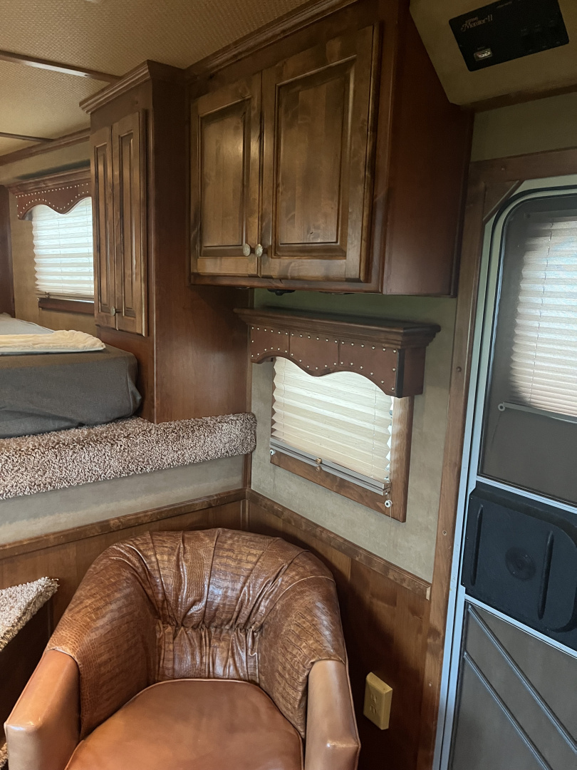 Used 2008 4-Star Trailers 3H 13' Trail Boss Conversions LQ Horse Trailer