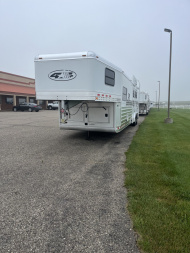 Used 2008 4-Star Trailers 3H 13' Trail Boss Conversions LQ Horse Trailer