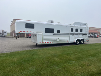 Used 2008 4-Star Trailers 3H 13' Trail Boss Conversions LQ Horse Trailer