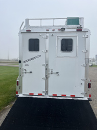 Used 2008 4-Star Trailers 3H 13' Trail Boss Conversions LQ Horse Trailer